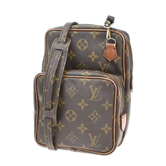 LOUIS VUITTON Mini Amazon Shoulder Bag Monogram Leather Brown - Picture 1 of 16
